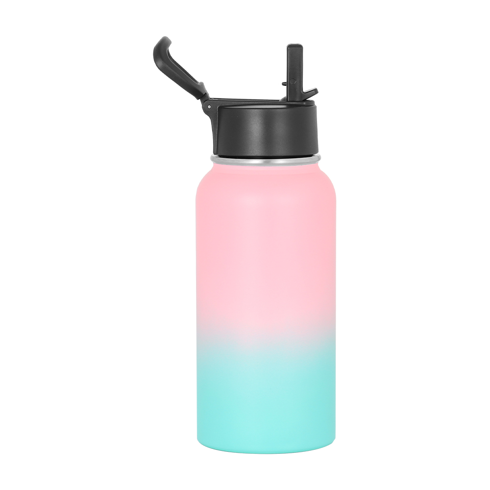 Acuum Plastic Lid Space Pot insulated hydro flask Wide Mouth Stainless Steel water Bottle