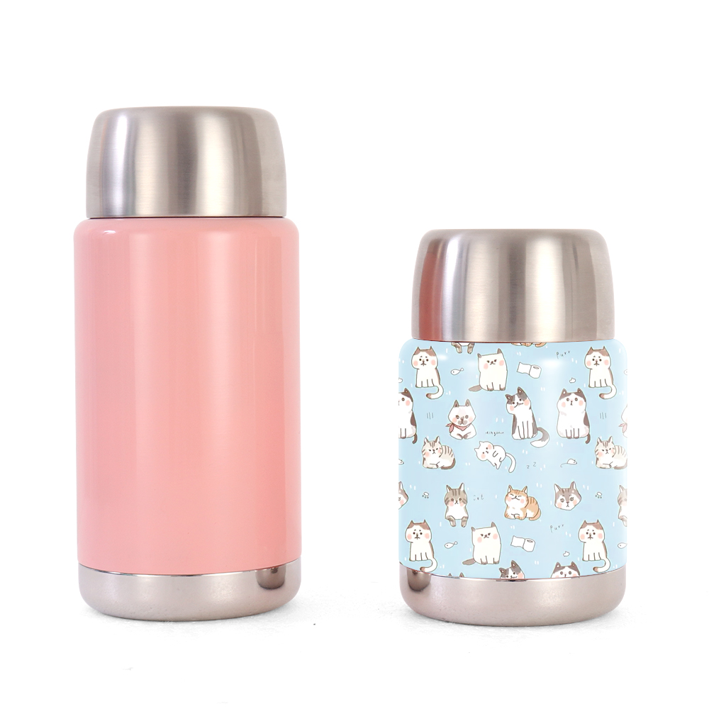 Food Grade Eco-friendly Custom 500ml Insulated Kids Thermos Lunch Box Steel Food Flask