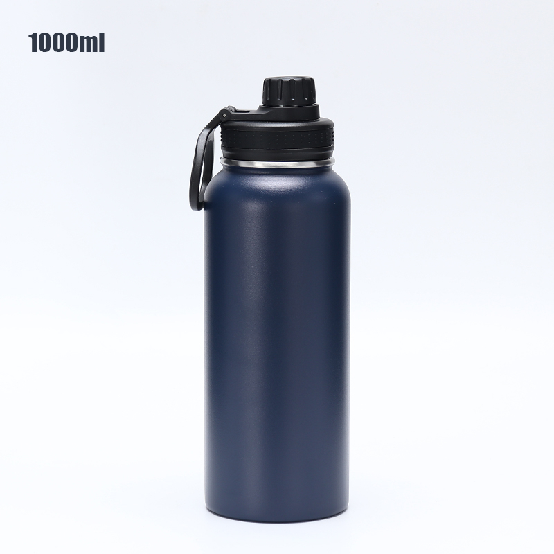 Custom Double Wall Insulated Metallic Fitness Thermal Water Bottles