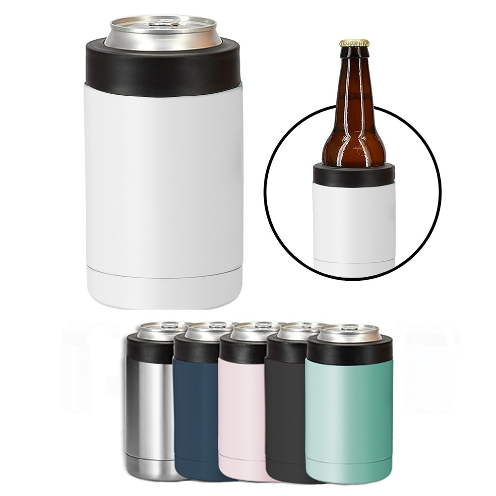 New Product 15OZ/450ML Insulated Slim Non Tipping Slim Double Wall 304 Stainless Steel Can Cooler 