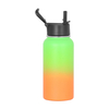 1000ml Sport Flask Wide Mouth Pot Insulated Stainless Steel Water Bottle With Straw Lid Thermos Flask